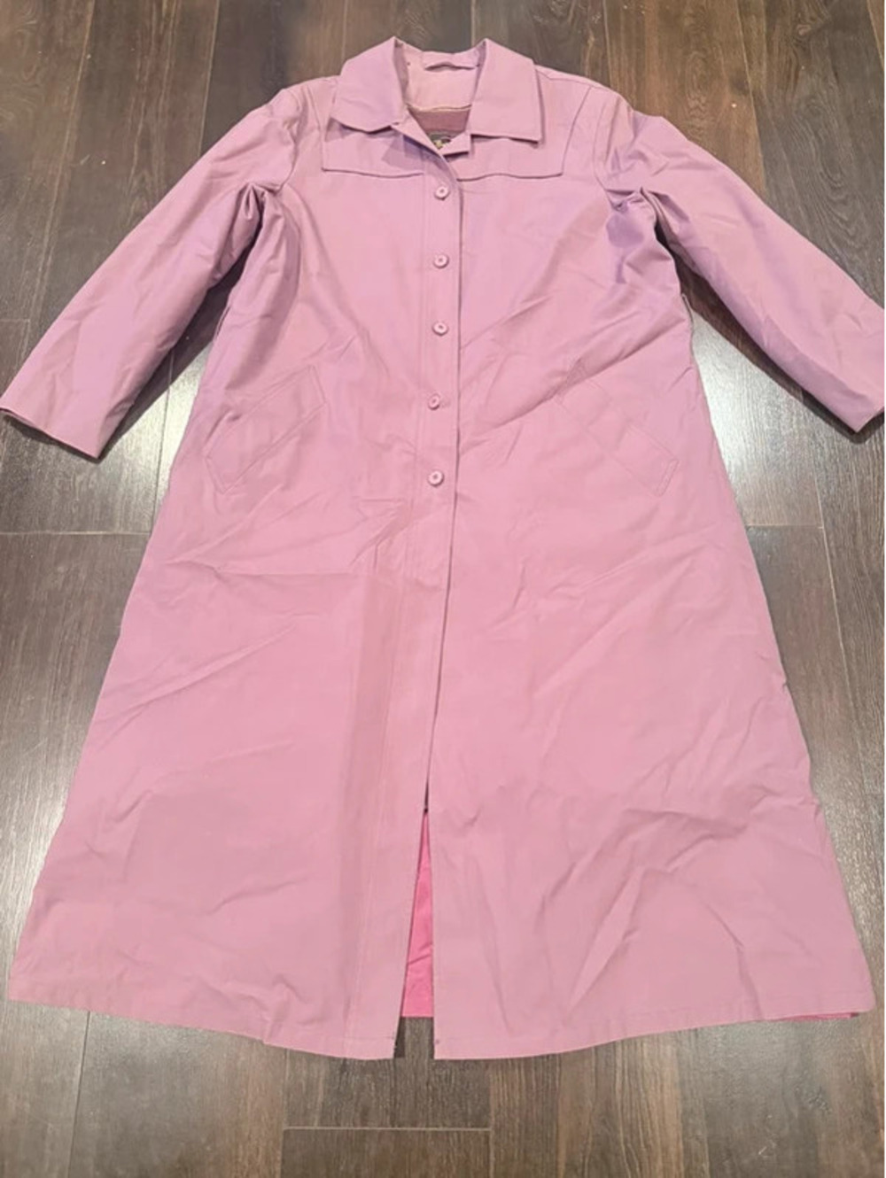 Vintage Botany 500 Women’s Long Raincoat Made in USA 1380